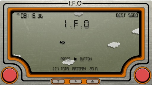 画像ギャラリー No.001のサムネイル画像 / 電子ゲームを彷彿とさせるレトロ調のシューティングゲーム「I.F.O」を紹介する「（ほぼ）日刊スマホゲーム通信」第1743回