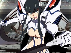 「キルラキル ザ・ゲーム -異布-」,オリジナル衣装「純潔神髄」のビジュアルが公開&皐月と流子の“二刀流バージョン”が参戦決定