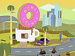 すべてのものを穴に落とそう。ユニークなパズルゲーム「Donut County」の発売が2018年8月28日に決定
