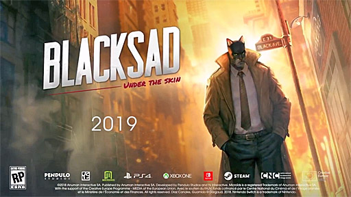 Teaser Blacksad PRS Gamescom 2