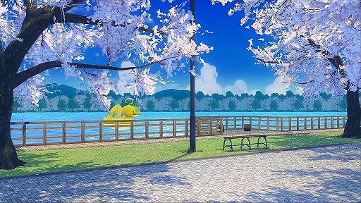 画像集 No.005のサムネイル画像 / 「LoveR」「LoveR Kiss」，もっとLoveRを盛り上げたい計画第2弾DLC「ストーリードレスチェンジ＆桜並木と春のコーデ」を2月14日に発売