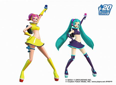 画像集#005のサムネイル/「スペースチャンネル5 VR」に初音ミクが登場。追加DLC「スペース 39miku パック」の発売日が2020年7月27日に決定