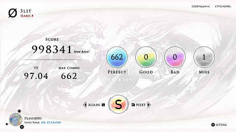 画像集 No.008のサムネイル画像 / 「Cytus」のNintendo Switch移植版「Cytus α」がTGS 2018でプレイアブル出展。刷新されたビジュアルでHOLY KNIGHTなどを体験できる