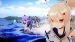 画像集 No.003のサムネイル画像 / PS4版「アズールレーン クロスウェーブ」の発売日が8月29日に決定。予約特典としてコンパイルハートの人気キャラ「ネプテューヌ」が参戦