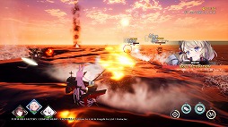 画像集 No.026のサムネイル画像 / 3Dモデルになったおなじみの艦船が縦横無尽に海戦を繰り広げる。進撃海戦RPG「アズールレーン クロスウェーブ」プレイレポート
