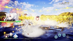 画像集 No.031のサムネイル画像 / 3Dモデルになったおなじみの艦船が縦横無尽に海戦を繰り広げる。進撃海戦RPG「アズールレーン クロスウェーブ」プレイレポート