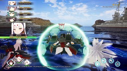 画像集 No.037のサムネイル画像 / 3Dモデルになったおなじみの艦船が縦横無尽に海戦を繰り広げる。進撃海戦RPG「アズールレーン クロスウェーブ」プレイレポート