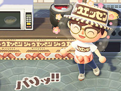 「あつ森」に「シャウエッセン」公式マイデザインが登場。帽子3種と「パリッ」文字入りなどのTシャツ2種,装飾デザイン1種が公開