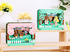 「どうぶつの森」の日常シーンを「春」「夏」の2種類の季節で表現した「ペーパーシアター どうぶつの森」,本日発売