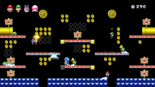 画像集 No.036のサムネイル画像 / Nintendo Switchに2Dアクションのマリオが登場! 新要素追加で遊びの幅が広がった「New スーパーマリオブラザーズ U デラックス」を紹介