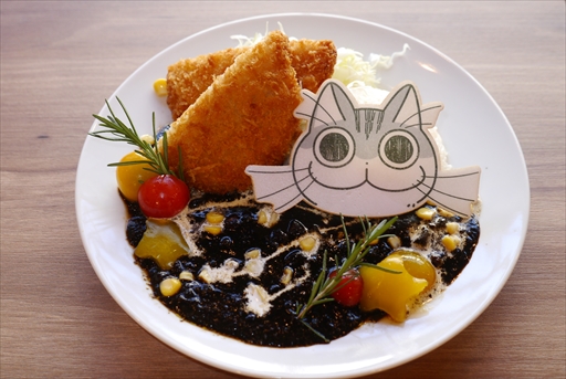 画像集 No.050のサムネイル画像 / カプコンカフェ「逆転裁判」シリーズ＆アニメ「夜は猫といっしょ」コラボが本日スタート。メディア向け試食会の様子をお届け