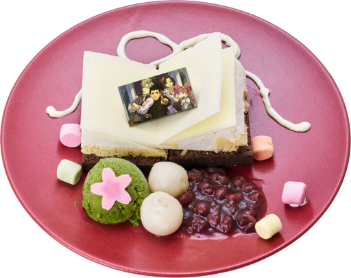 画像集 No.018のサムネイル画像 / カプコンカフェ「逆転裁判」コラボメニュー試食会をレポート。マジシャン姿のキャラクターがあしらわれたグッズも展開