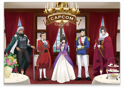 画像集#003のサムネイル/12月24日に始まるカプコンカフェ×「逆転裁判」コラボの試食会レポートをお届け。お馴染みのキャラクターたちが王室風衣装で登場