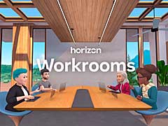 Facebook,「Oculus Quest 2」を使ったバーチャル会議室“Horizon Workrooms”のβ版を公開