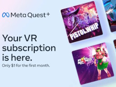 Meta Questシリーズ向けのサブスクサービス登場。月額7.99ドルで2本のVRゲームが遊べるが,現時点で日本からの申し込みは不可