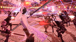 画像集 No.007のサムネイル画像 / Switch版「Fate/EXTELLA LINK」,サーヴァント26騎タイプ別紹介の第7回が公開&ディフォルメサーヴァントの立て看板が全国24店舗に設置決定