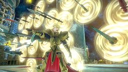 画像集 No.010のサムネイル画像 / Switch版「Fate/EXTELLA LINK」,サーヴァント26騎タイプ別紹介の第7回が公開&ディフォルメサーヴァントの立て看板が全国24店舗に設置決定