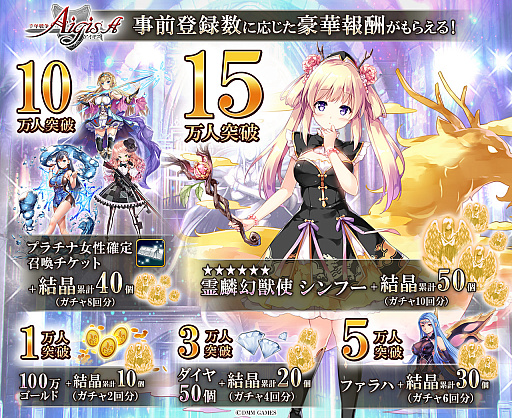 画像集 No.003のサムネイル画像 / Android版「千年戦争アイギスA」の事前登録受付がスタート