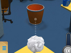 オフィスではプレイ禁止! スマホ向け紙くずアクション「Paper Toss Boss」を紹介する「(ほぼ)日刊スマホゲーム通信」第1862回