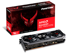 オーバークロック仕様の「Radeon RX 7900 GRE」搭載カードと,華やかな桜柄の「Radeon RX 7800 XT」搭載カードがPowerColorから