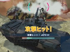 これが最新鋭の「10式戦車」だ。「ガールズ&パンツァー ドリームタンクマッチDX」,新要素を紹介するスクリーンショットを多数公開