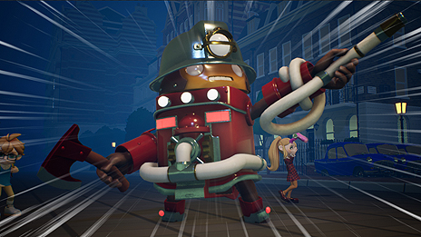 画像集 No.021のサムネイル画像 / タイムトラベルを扱うRPG「DESTINY CONNECT」,登場キャラ達や,戦闘の要となるメカ「アイザック」の能力に関する情報が公開に