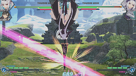 画像集 No.010のサムネイル画像 / 「BLADE ARCUS Rebellion from Shining」，新参戦キャラであるエクセラとゼストのストーリー，そして多彩な技が公開