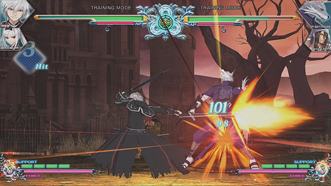 画像集 No.018のサムネイル画像 / 「BLADE ARCUS Rebellion from Shining」，新参戦キャラであるエクセラとゼストのストーリー，そして多彩な技が公開