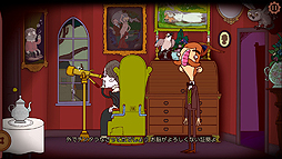 画像集 No.008のサムネイル画像 / イギリスのユーモアに満ちたポイント&クリック型ADV「バートラム・フィドルの冒険 エピソード2:惨々たる誤算」,Switch版の配信が本日開始