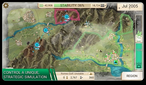 画像集 No.002のサムネイル画像 / 「Plague Inc. -伝染病株式会社-」の開発会社による政治/軍事シミュレーション「Rebel Inc.」が発表。12月6日にiOS版が配信予定