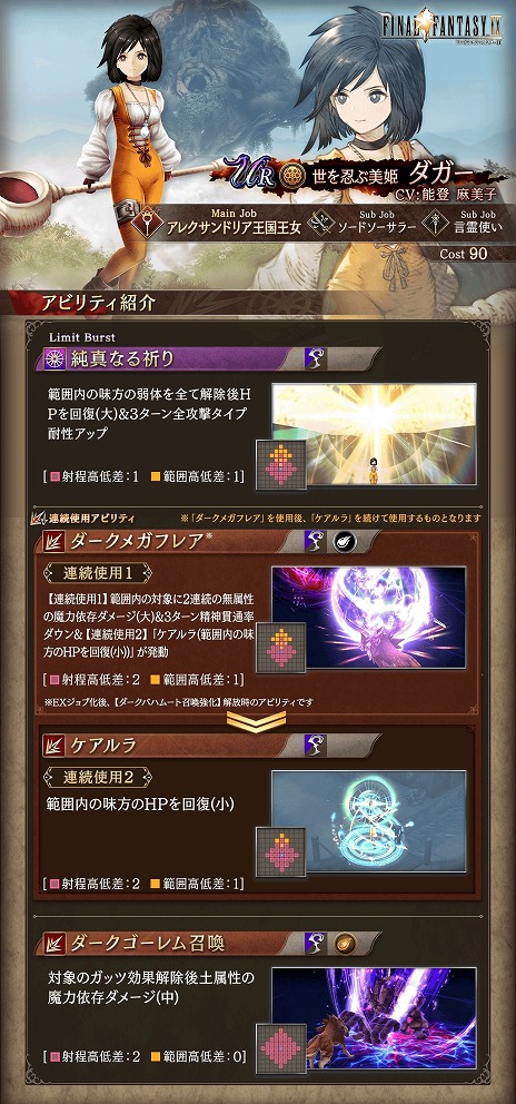 画像集 No.010のサムネイル画像 / ジタンとダガーが参戦。「FFBE幻影戦争」×「FFIX」コラボが本日スタート。4周年記念キャンペーンで最大400連分の無料召喚も開催中
