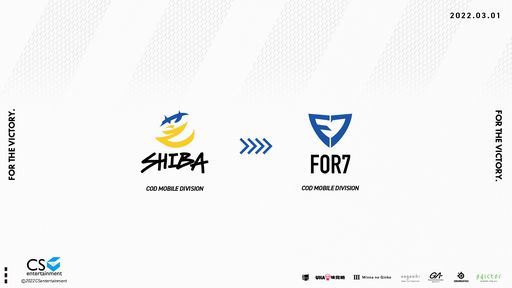 画像集#001のサムネイル/プロeスポーツチーム“芝刈り機〆”のCoD Mobile部門が“FOR7”として活動