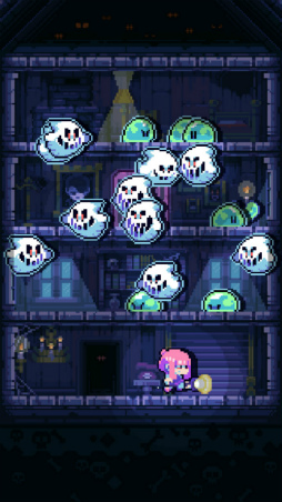 画像集 No.004のサムネイル画像 / 少女モリーがお化け退治。スマホ向けアクション「Candies 'n Curses」を紹介する「（ほぼ）日刊スマホゲーム通信」第1905回