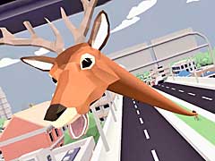 「ごく普通の鹿のゲーム DEEEER Simulator」の販売がスタート。ごく普通の鹿を主人公とした,コミカルなアクションゲーム