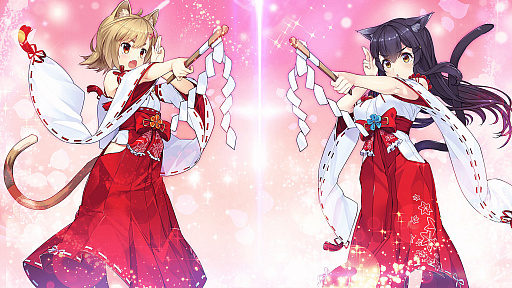 画像集 No.002のサムネイル画像 / ネコミミ巫女との共同生活が楽しめるPC（Steam）向け恋愛ADV「NekoMiko」が本日配信。期間限定で20％オフに