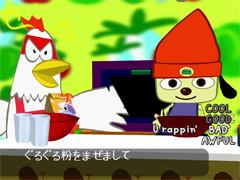 俺のコラボカフェ:Menu 013 「パラッパラッパー」,ニワトリ先生のシーフードケーキを美味しく再現