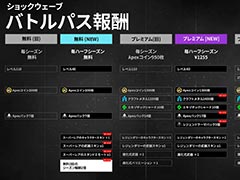 「Apex Legends」,バトルパス購入にApexコインが使用不可に。シーズン22から新仕様を導入