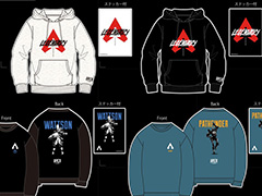 「Apex Legends」グッズを9月14日にアベイルにて発売。オクタン,ワットソン,パスファインダーのトレーナーなど