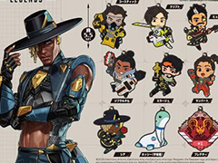 「Apex Legends」カプセルラバーマスコット第3弾,2025年2月に発売。コースティック,クリプト,プレデターバッジなどが登場