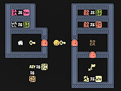 英単語を並べてパズルを解くユニークなゲーム,「Baba Is You」の発売が3月13日に決定