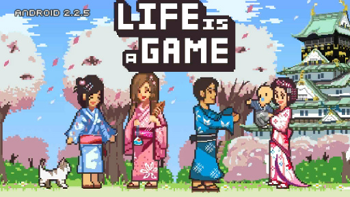 画像集 No.001のサムネイル画像 / あなたはどんな人生を歩む? Android向けアクション「Life is a game 人生ゲーム」を紹介する「(ほぼ)日刊スマホゲーム通信」第1945回