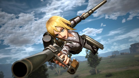 画像集 No.005のサムネイル画像 / 「進撃の巨人2 -Final Battle-」,「射撃装備」のフックドライブシーンが画像で公開。キャラエピソードモードの追加画像も