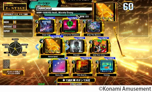 画像集 No.006のサムネイル画像 / 20周年記念モデル「DanceDanceRevolution 20th anniversary model」が稼働開始。Kizuna AIとのコラボ楽曲を実装