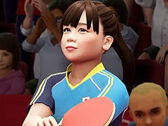 「東京2020オリンピック The Official Video Game」,「トップアスリートに挑戦!」の第3弾は卓球の福原選手と平野選手