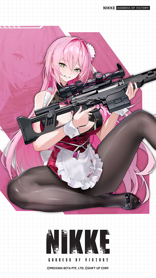 画像ギャラリー No.002のサムネイル画像 / 「勝利の女神：NIKKE」，新SSRニケ「ベルベット」（CV：真田アサミ）を1月29日に実装。メイド服での新たな出で立ちで登場した元エージェント