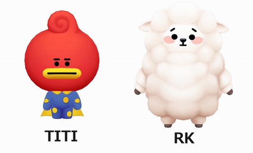 画像集 No.003のサムネイル画像 / 「LINE バブル」シリーズの最新作「LINE ハローBT21」の配信がスタート。TITIやRKなど「BT21」の新キャラクターも登場