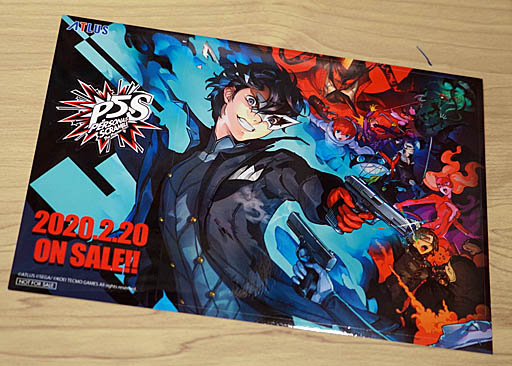 画像集#007のサムネイル/「ペルソナ5 スクランブル ザ ファントム ストライカーズ」全国体験会初日の模様をお届け。試遊した人にはオリジナルステッカーや特製壁紙をプレゼント