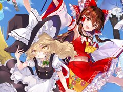 「東方キャノンボール」の配信がスタート。霊夢やレミリアなどが登場する第1弾&第2弾のリリース記念ピックアップガチャを同時開催中