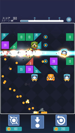 画像集 No.003のサムネイル画像 / 「スペースアタック：ボールとブリックのパズルマスター」，Android向けにサービス中