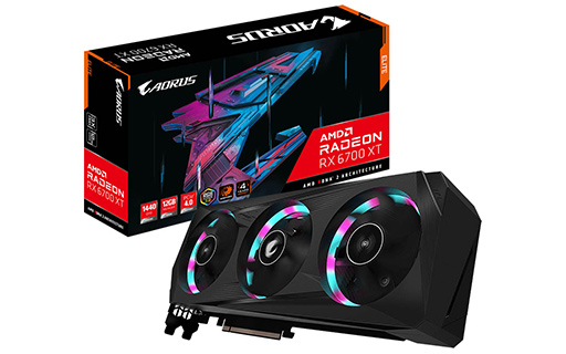 画像集#001のサムネイル/GIGABYTE，PowerColor，玄人志向からRadeon RX 6700 XT搭載カードが発売に。価格は7万円台前半～10万円台前半